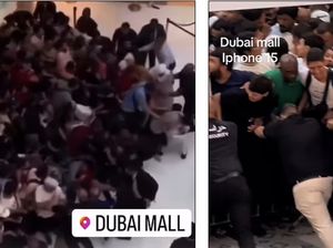 Antrean Pembeli iPhone di Dubai Rusuh, Begini Penampakannya Antrean Pembeli iPhone di Dubai Rusuh, Begini Penampakannya