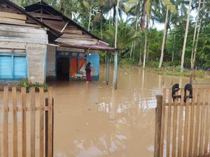 Banjir Terjang 4 Kecamatan di Buol Sulteng, 627 KK Terdampak