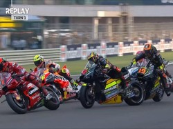 Detik-detik Murid Rossi Senggolan di Sprint Race MotoGP India 2023