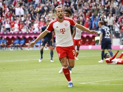 Top! Harry Kane Cetak Hat-trick Pertamanya di Bayern Munich