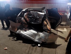 Mobil Ringsek-Motor Terbakar di Kecelakaan Maut Exit Tol Bawen