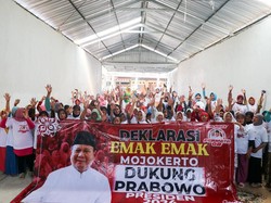 Emak-emak Permata 08 Deklarasi Dukung Prabowo di Pilpres 2024