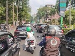 Jelang SMTOWN Live 2023, Arus Lalin Sekitar Senayan Padat