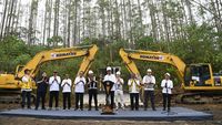 Jokowi Groundbreaking Lagi Hotel di IKN, Begini Potretnya