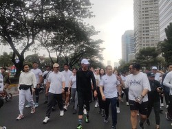 Ganjar, Hary Tanoe, hingga Sederet Artis Lari Pagi di Kawasan Senayan