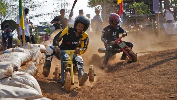 Intip Keseruan Balap Gledekan Nusantara di Kendal