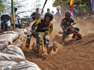 Intip Keseruan Balap Gledekan Nusantara di Kendal