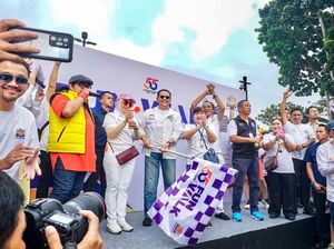 Buka Fun Walk HUT Ke-55 KADIN, Bamsoet: Gerakkan Ekonomi-Masyarakat Sehat