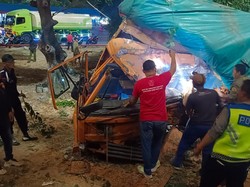 Ngeri! Selain di Bawen, Kecelakaan Truk Diduga Rem Blong Terjadi di Lampung