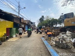 Kondisi Terkini Jalanan di Petamburan Usai Terendam Pipa PAM Bocor