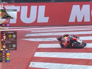 MotoGP India 2023: Marc Marquez dan Bagnaia Crash! MotoGP India 2023: Marc Marquez dan Bagnaia Crash!