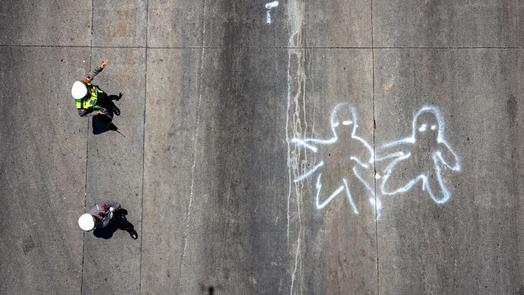 Foto Udara Olah TKP Kecelakaan Beruntun di Bawen Foto Udara Olah TKP Kecelakaan Beruntun di Bawen