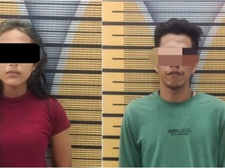 Pasangan Kekasih di Sergai Kepergok Polisi Lagi Nyabu Bareng