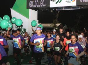 Potret Keseruan Herbalife Run 2023