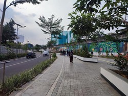 Berkah LRT, Parkiran Full - Tingkat Kunjungan ke Cibubur Junction Meningkat