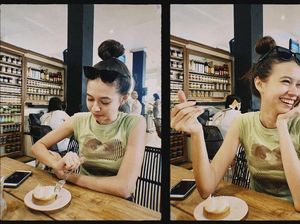 Yuki Kato Hobi Kulineran, Ini Momennya Nikmati Gelato dan Cake