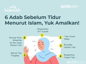 Infografis: Adab Sebelum Tidur Menurut Islam, Yuk Amalkan!
