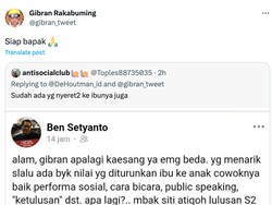 Tanggapan Gibran Rakabuming Saat Dibandingkan dengan Alam Ganjar