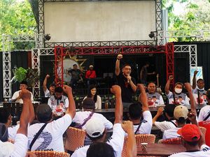 Komunitas Bajaj Jakarta Utara Deklarasi Dukung Ganjar