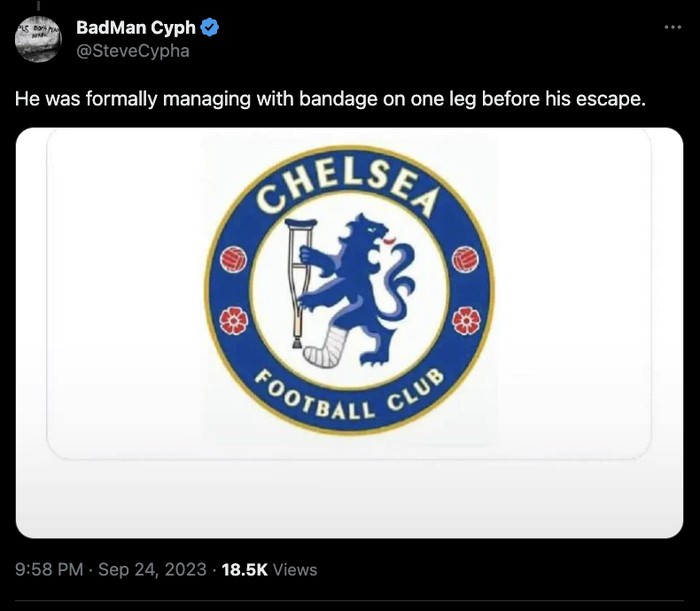 Meme Chelsea yang Kena Bully Bertubi-tubi