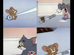 Kata meme ini, nge-bully Chelsea sudah kurang asyik lagi karena tiada perlawanan! Foto: Dok. X/Twitter