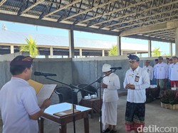 Sekda Klungkung Terpilih Dilantik di Tempat Olah Sampah