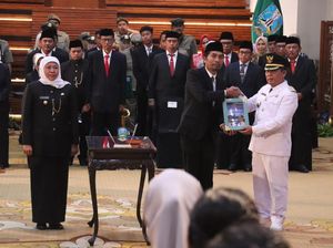 Khofifah Puji Prestasi Pemkab Madiun di Pelantikan PJ Kepala Daerah Jatim Khofifah Puji Prestasi Pemkab Madiun di Pelantikan PJ Kepala Daerah Jatim