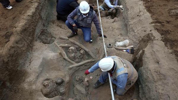 Penampakan Penemuan Mumi di Jaringan Gas Alam Peru