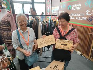 Top! Produk Kerajinan Bambu Asal RI Laku Keras saat Pameran di China