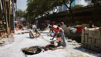 Proyek Pendestrian Jalan Blora-Kendal Terus Dikebut