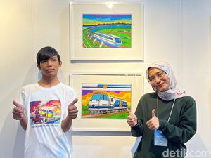 PT KAI Gelar Pameran Lukisan Karya Anak Berkebutuhan Khusus