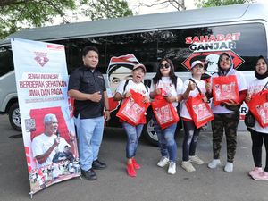 Antusiasme Warga Banyumas Ikut Senam Sehat Bersama Sahabat Ganjar