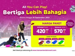 Sudah Gajian? Yuk Main ke Trans Snow World Surabaya, Bertiga Lebih Hemat