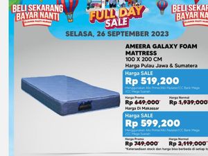 Cuma di Transmart Full Day Sale Beli Kasur Dapat Diskon Hingga Rp 4,8 Juta!