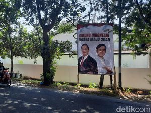 Muncul Baliho Prabowo-Gibran Dukung Indonesia Negara Maju 2045 di Kudus