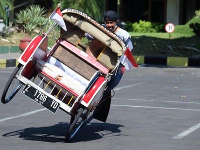 Unik! Begini Penampakan Becak untuk Pariwisata di Solo