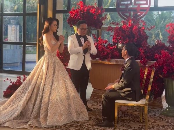 6 Foto Tea Pai Pernikahan Fritz Hutapea, Dihadiahi Berlian Hingga Mobil Mewah
