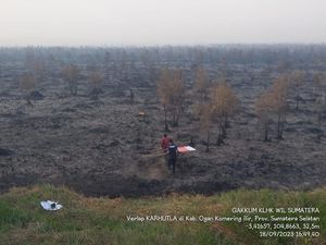 Cegah Karhutla, Gakkum KLHK Segel 6 Lahan di Sumatera Selatan