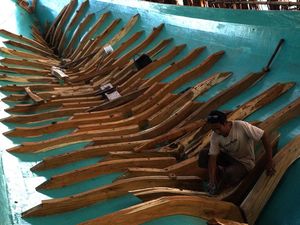 Intip Pembuatan Kapal Ikan Seharga Rp 250 Juta di Kendari