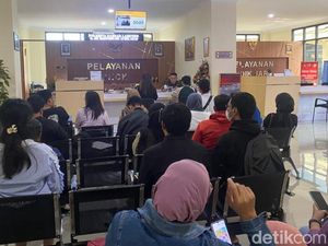 Pemohon SKCK di Polresta Bandar Lampung Membludak, Begini Penampakannya