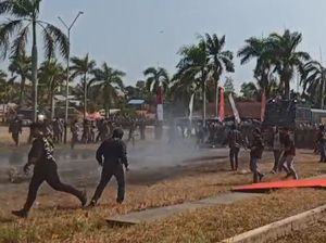 Antisipasi Kericuhan Pemilu 2024, Polda Bengkulu Gelar Simulasi Pengamanan