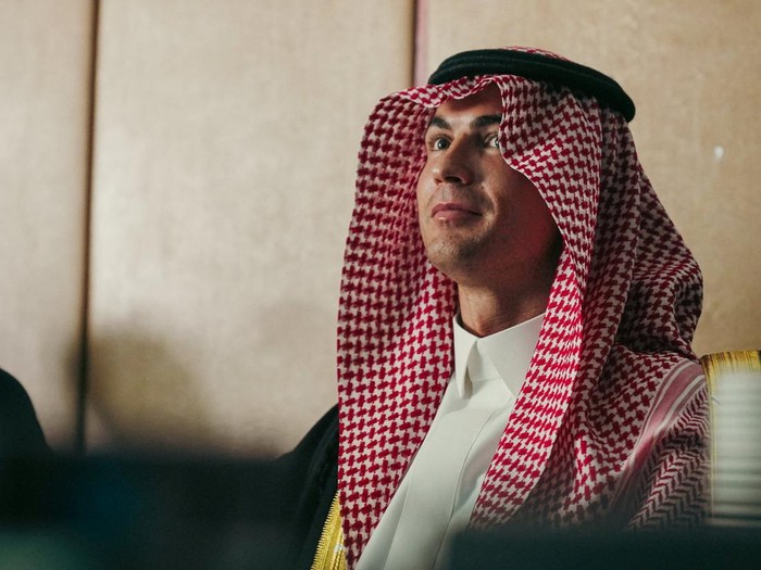 Soccer Football - Saudi Pro League - Al Nassr celebrate Saudi 93rd national day - Al Nassr Club, Riyadh, Saudi Arabia - September 23, 2023 Al Nassr's Cristiano Ronaldo dressed in Saudi national clothing celebrates Saudi 93rd national day Al Nassr Football Club Media Office/Handout via REUTERS  ATTENTION EDITORS - THIS IMAGE HAS BEEN SUPPLIED BY A THIRD PARTY. NO RESALES. NO ARCHIVES