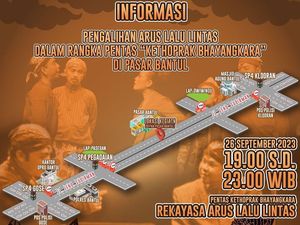 Ketoprak Bhayangkara di Pasar Bantul Malam Ini, Begini Rekayasa Lalinnya Ketoprak Bhayangkara di Pasar Bantul Malam Ini, Begini Rekayasa Lalinnya