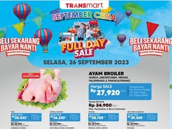 Bunda Buruan ke Transmart Full Day Sale, Ada Daging Ayam Rp 27 Ribu