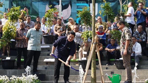 Tekan Polusi Jakarta, Erick Thohir Mulai Program Tanam 100.000 Pohon