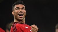 2. Casemiro [Manchester United] - 350 ribu paun (Rp 6,86 miliar) per pekan. Foto: REUTERS/PETER POWELL