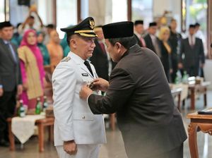 Kepala Bappeda Lampung Mulyadi Irsan Dilantik Jadi Pj Bupati Tanggamus