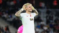 Gol kedua Galatasaray oleh Akturkoglu dan Icardi hanya berjarak 10 menit, yakni pada menit 71 dan menit 81 (dok. Galatasaray)