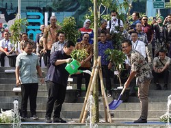 Saat Erick Thohir Batuk-batuk Gegara Polusi Jakarta, Bandingkan dengan Udara IKN