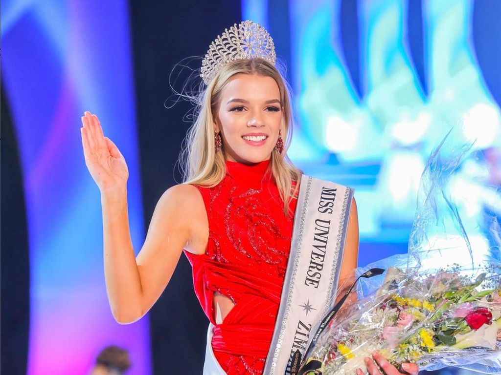 8 Potret Juara Miss Universe Zimbabwe, Jadi Kontroversi karena Berkulit Putih